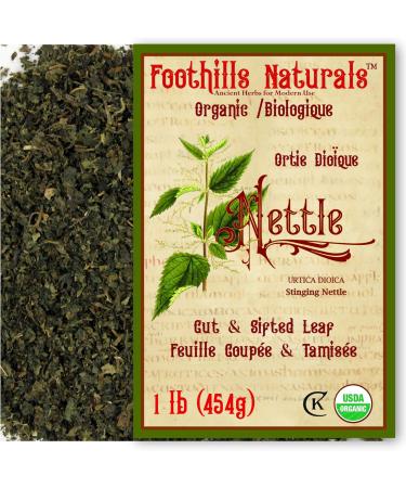 Foothills Naturals Nettle Leaf Tea Organic Caffeine Free (454g Loose leaf Tea) 454 g (Pack of 1) - Buy Online on GoSupps.com