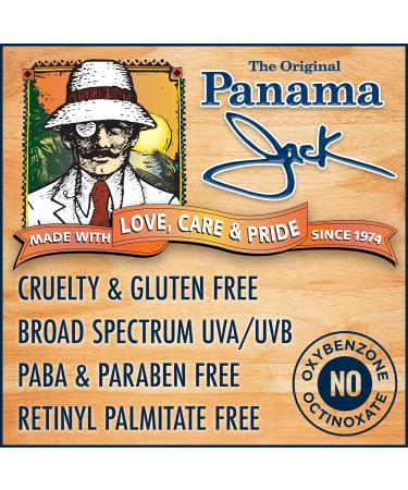 Panama Jack Sunscreen Suntan Lotion SPF 50 - Broad Spectrum UVA/UVB Protection - 6 Fl Oz (Pack of 2) - Buy Online on GoSupps.com
