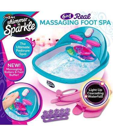 Shimmer n Sparkle 6-in-1 Kids Massaging Foot Spa - Fun and Relaxation for Young Feet - Buy Online on GoSupps.com