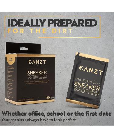 Canzt Professional Sneaker Wipes - 30 Premium Cleaning Wipes for Shoes & Sneakers - Buy Online on GoSupps.com