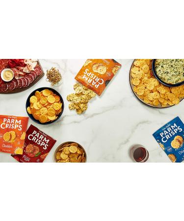 ParmCrisps Party Size Everything Parmesan Cheese Crisps - Keto, Gluten Free, High Protein, 9.5 oz (2-Pack) - Buy Online on GoSupps.com
