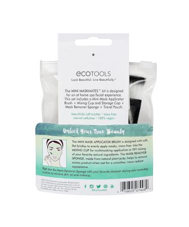 EcoTools Mini Mask Mates 4-Piece Kit | Easy Face Mask Application for Clay Mud & Korean Skin Care - Buy Online on GoSupps.com