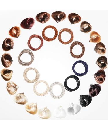 Crazy Bobble Premium Kink-Free Hair Ties (9 Pack) - Black Navy Brown Metallic & More | Ideal for All Hair Types - Buy Online on GoSupps.com