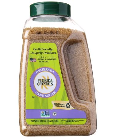 Florida Crystals Demerara Cane Sugar, 44 oz