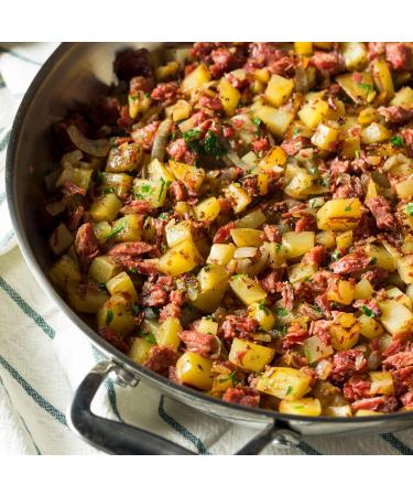 Corned Beef Slices Sliced Beef For Sandwiches Or Corned Beef Hash Family Size Pack Contains 500g - Buy Online on GoSupps.com