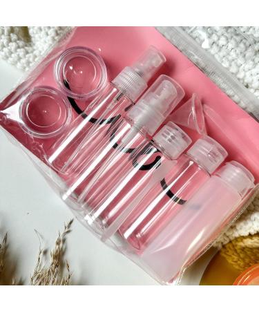 Invisibobble Travel Bottles Set - 7 Leakproof Refillable Travel Bottles for Cosmetics & Liquids | Perfect Travel Kit for Shampoo & More - Buy Online on GoSupps.com