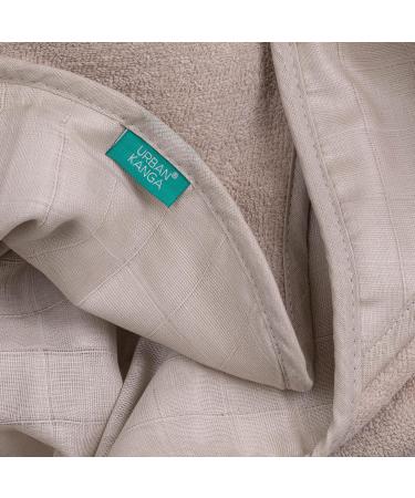 Urban Kanga Hooded Towel for Babies | Double-Sided Muslin Bath Towel | Oeko-Tex 100% Cotton | Moonstruck Design - International Shipping Available - Buy Online on GoSupps.com
