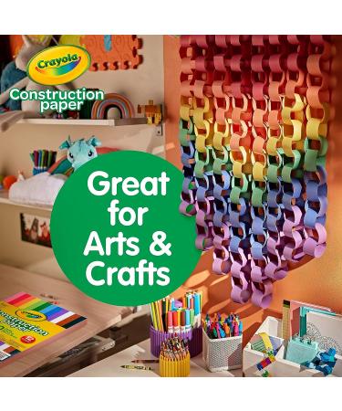 Crayola Construction Paper (240ct) - Kids' Arts & Crafts 12 Assorted Colors - Classroom Supplies & Gifts - Buy Online on GoSupps.com