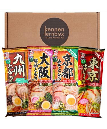 Itsuki Ramen Mix introductory box | Japanese Itsuki Ramen Mix to try | 4 different flavours (8 portions)