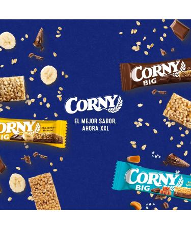  Corny Corny Big Bar No Sugar Added Chocolate Flavour Larger Classic Intense Flavour Crispy Texture Pack of 24 x 50g - Buy Online on GoSupps.com