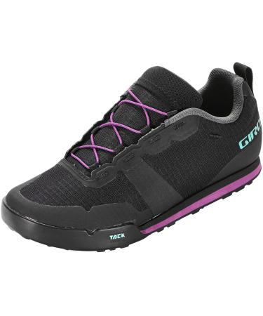 Giro Women's Tracker W Fastlace Mountain Biking Shoe 37 EU Black Throwback Purple