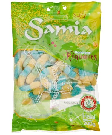 Samia Pack of 5 Candy Worms 200 g