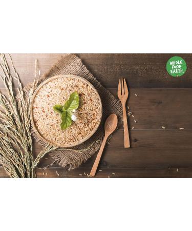 Wholefood Earth Organic Jasmine Brown Rice 250g - GMO Free, Vegan, High Fiber, Certified Organic - Buy Online on GoSupps.com