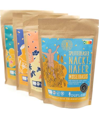  YouFlake YouFlake BigPack of organic cereals 2.5 kg | 100% organic cereals from Germany | cereals for grinding or flaking | For cereals and pastries (organic neck tar) .. - Buy Online on GoSupps.com