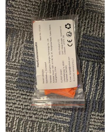 Ajerg Hair Extensions Tape Kit - 1220-Piece Double Adhesive Replacement Tape for Tape-in Hair Extensions | Includes Plastic Scrap & Blades - Buy Online on GoSupps.com