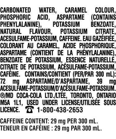 Diet Coke Coca-Cola Zero Sugar 300mL Mini Bottles Pack of 8 - Buy Online on GoSupps.com