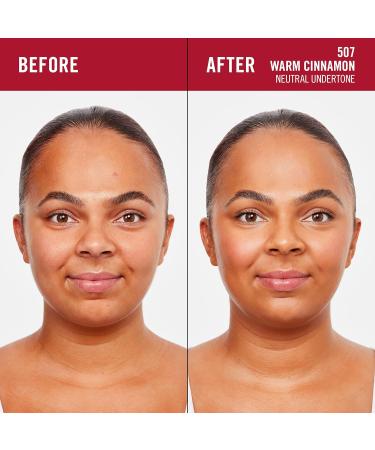 Rimmel Lasting Finish 35HR Foundation in 507 Warm Cinnamon - Long-Wear Formula - Buy Online on GoSupps.com
