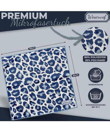 WESERWEF XXL Microfiber Cloth - Optician Quality Glasses Smartphone Tablet & Camera Cleaning Towels - 30x30 cm Perfect for Streak-Free Cleaning - Buy Online on GoSupps.com