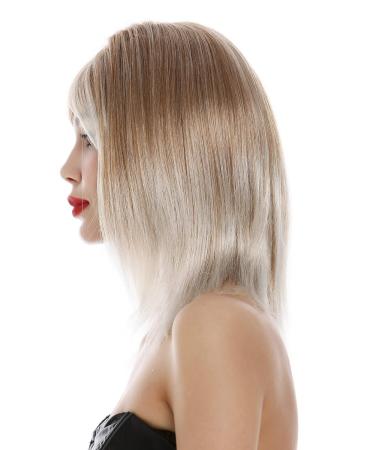 WIG ME UP GFW2472-27T60 | Short Shoulder Length Straight Bob Wig for Women | Blonde Ombre with Platinum Tips | International Shipping Available - Buy Online on GoSupps.com