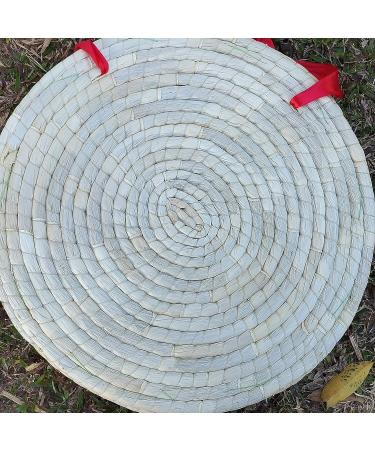Hand-Made Straw Archery Target 19.6*19.6 with Rope Handle | Outdoor Shooting Practice Tool - Buy Online on GoSupps.com