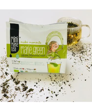 MiniMarieTea Green loose leaves 100% organic tea great for families and kids