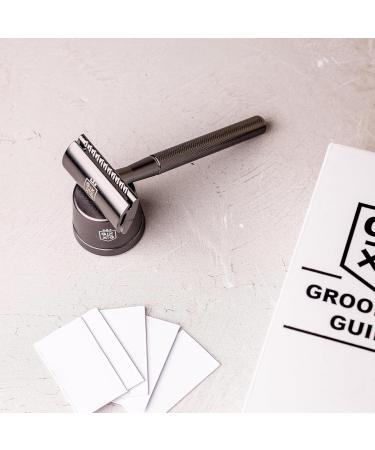 Excalibur Premium Double-Edge Safety Razor for Men | 5 Platinum Blades & Stand | Perfect Shave - Buy Internationally - Buy Online on GoSupps.com