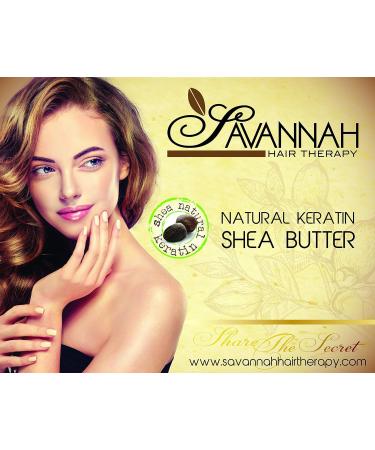 Savannah Hair Therapy Deep Conditioning Hair Mask with Shea Butter - 16.9oz | Sulfate-Free Keratin Treatment for Dry, Damaged Hair Growth | Enriched with Vitamin B6 | Moisture Repair Collection - Buy Online on GoSupps.com