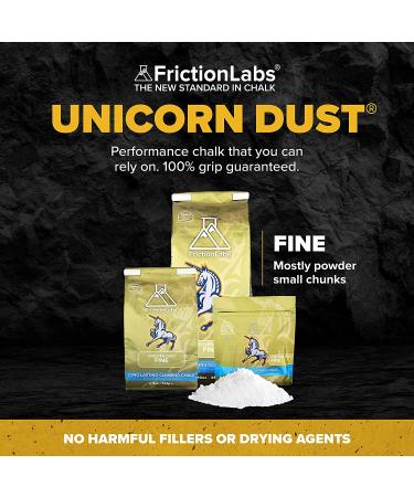 Friction Labs Unicorn Dust 5 oz Fine Texture Chalk - Premium Grip for Rock Climbing, Weight Lifting, Gymnastics, Tennis & More - Endorsed by 100+ Pro Athletes - Buy Online on GoSupps.com