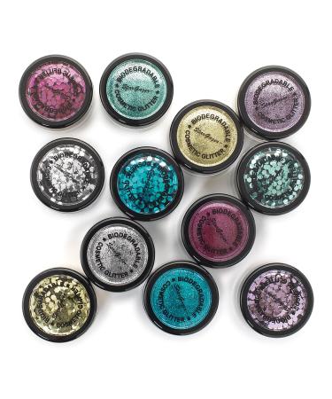 Stargazer Glitter Cosmetics | Biodegradable Large Glitter Sequins for Festivals | Sky Color - Buy Online on GoSupps.com