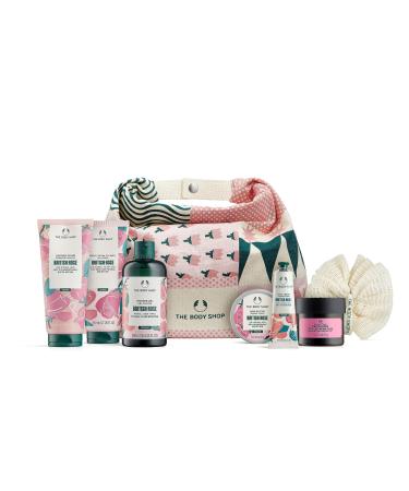 The Body Shop Bloom & Glow British Rose Ultimate Body Care Holiday 7-Piece Gift Set
