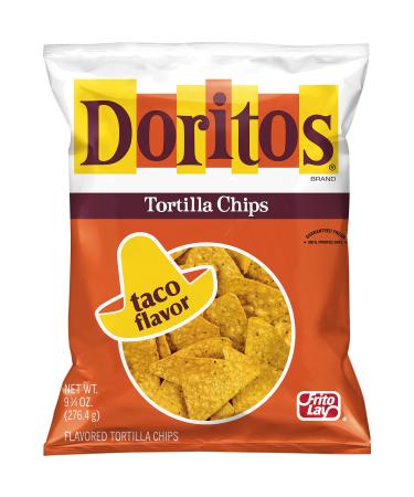 Doritos Tortilla Chips, Taco, 9.5 Ounce Taco 9.5 Ounce (Pack of 1)