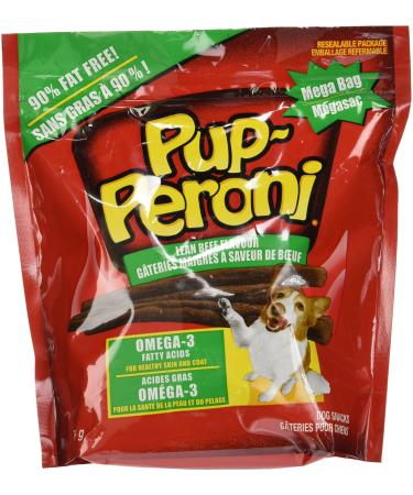 Delmonte Treat Big Heart Pet Pup-Peroni Lean Mega Bag 708-Grams - Lean Beef 708g (10871802005169) Lean Beef 708 g (Pack of 1)