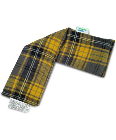 Amazing Health Wheat Bags Microwavable Hot and Cold Pack for Men and Women - Microwave Heat Pad with Natural Wheat Heat Pack Cotton Tartan Microwave Wheat Bag (Lavender Yellow Tartan) Yellow Tartan 42 centimetres - Buy Online on GoSupps.com