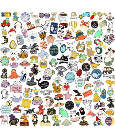 SINCCO 20/40 PCS Cute Enamel Backpack Pins Funny Enamel Pins Bulk Set Cool Button Pins Aesthetic Brooch Lapel Pins Anime for Backpacks Jackets Hats Kids Girls Gifts - Buy Online on GoSupps.com