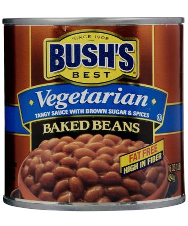 BUSH'S BEST Baked Beans Vegetarian 454g 160z - Buy Online on GoSupps.com
