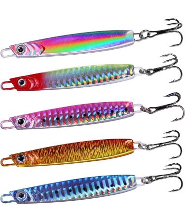 Buy 5-Piece Cod Fishing Pilker Set - 30g Vertical Metal Bait for International Shipping - Buy Online on GoSupps.com