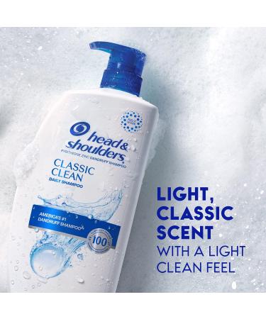 Head & Shoulders Classic Clean Shampoo 835ML White and Blue 1 835 ml (Pack of 1) - Buy Online on GoSupps.com
