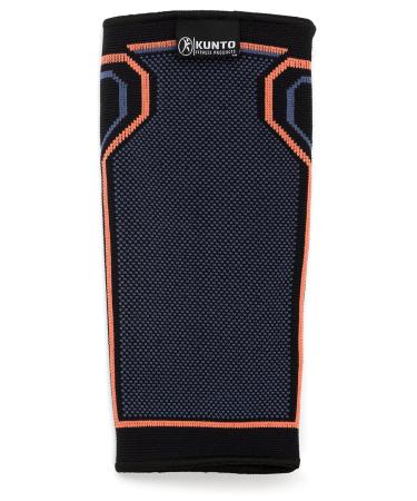 Calf Compression Sleeve by Kunto Fitness | Improve Blood Circulation & Reduce Leg Swelling | Large Multicolour - Shin Splints Relief - Buy Online on GoSupps.com