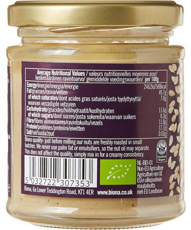 Biona Organic Tahini White 170g - Buy Online on GoSupps.com