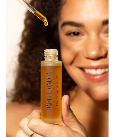 PARIS LAUNDRY Nourishing Facial Oil Hydrating Face Oil with Rosehip Sea Buckthorn & Marula Smooths Softens & Brightens 30ml - Buy Online on GoSupps.com