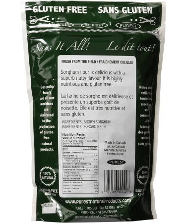 PUREST NATURAL Purest Natural Sorghum Flour 623G - Buy Online on GoSupps.com