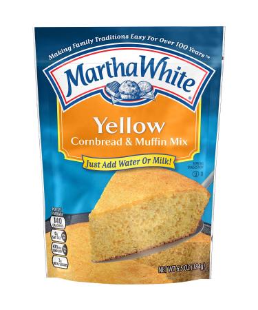 Martha White Yellow Cornbread and Muffin Mix, 6.5-Ounce (Pack of 12)