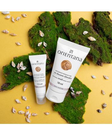 Orientana Hand Cream with Snail Mucus | Natural Regenerating Skin Care | 50ml for Dry & Irritated Skin | Reduce Discoloration & Nourish Hands - Buy Online on GoSupps.com