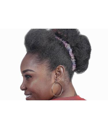 Large Stretch Banana Clip for Curly & Coily Hair - Sturdy Hold, No Damage - Storm Blue with Bead Closure - Buy Online on GoSupps.com