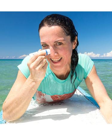 Badger Natural Mineral Sunscreen Face Stick SPF 35 - Unscented (.65 oz) | Eco-Friendly, Non-Toxic Protection - Buy Online on GoSupps.com