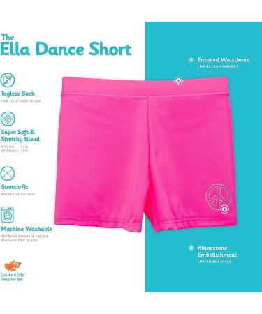 Lucky & Me Ella Girls Dance Shorts 3-Pack | Gymnastics & Dancewear | Multicolor | Size 7-8 Years | Black - Buy Online on GoSupps.com