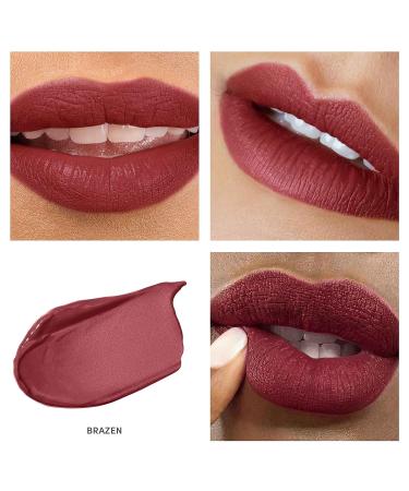jane iredale Beyond Matte Lip Fixation Lip Stain - Long-Lasting Liquid Lipstick with Matte Finish - Vegan & Cruelty-Free - Brazen - Buy Online on GoSupps.com