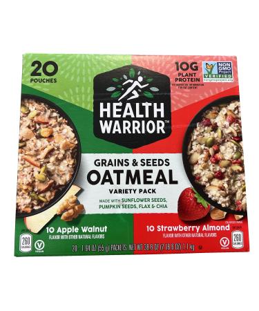 HEALTH WARRIOR OATMEAL VARIETY PACK 20CT 38.8OZ (2.4LB)