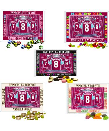 The Villa Personalised Football Shirt Gift Boxed Team-Aston Sweets