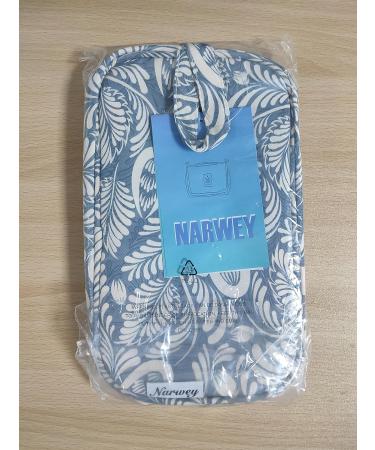 Blue Leaf Travel Toiletry Wash Bag for Women - Dopp Kit Makeup Organizer for Toiletries, Accessories & Cosmetics - Buy Online on GoSupps.com